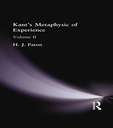 bokomslag Kant's Metaphysic of Experience