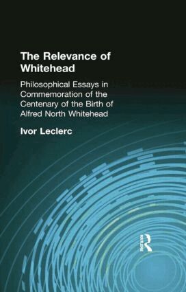 Ivor Leclerc - Relevance of Whitehead, Häftad