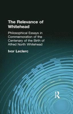 bokomslag The Relevance of Whitehead