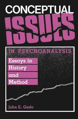 Conceptual Issues in Psychoanalysis 1