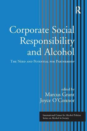 Marcus Grant, Joyce O'Connor - Corporate Social Responsibility and Alcohol, Häftad