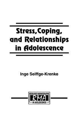 Inge Seiffge-Krenke - Stress, Coping, and Relationships in Adolescence, Häftad
