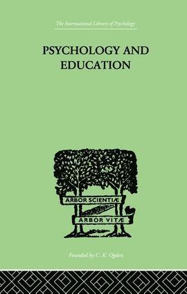 bokomslag Psychology And Education