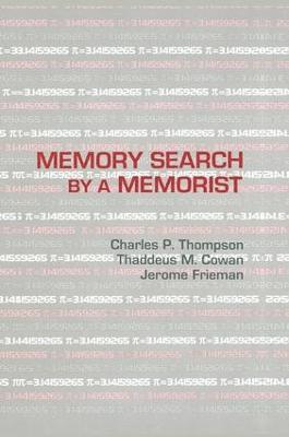 bokomslag Memory Search By A Memorist