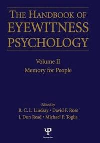 bokomslag Handbook Of Eyewitness Psychology 2 Volume Set