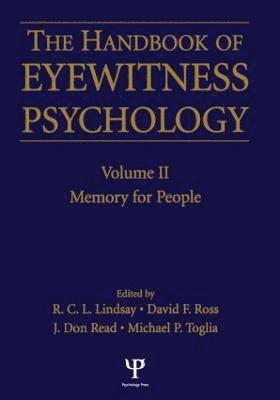 bokomslag Handbook Of Eyewitness Psychology 2 Volume Set