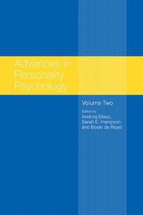 bokomslag Advances in Personality Psychology