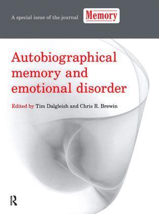 bokomslag Autobiographical Memory and Emotional Disorder