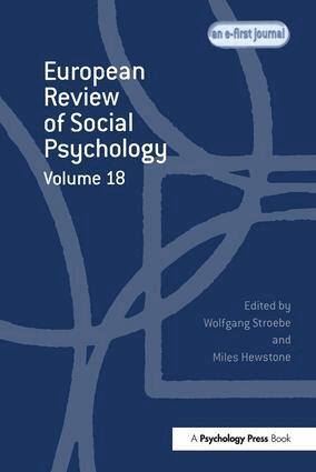 Wolfgang Stroebe, Miles Hewstone - European Review of Social Psychology: Volume 18, Häftad