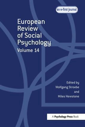 Miles Hewstone, Wolfgang Stroebe - European Review of Social Psychology: Volume 14, Häftad