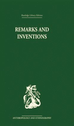 Rodney Needham - Remarks and Inventions, Häftad