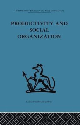 bokomslag Productivity and Social Organization