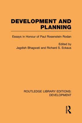 Jagdish Bhagwati, Richard Eckhaus - Development and Planning, Häftad