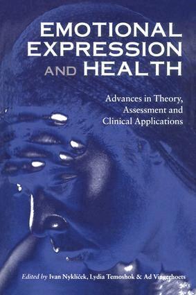Ivan Nyklícek, Lydia Temoshok - Emotional Expression and Health, Häftad