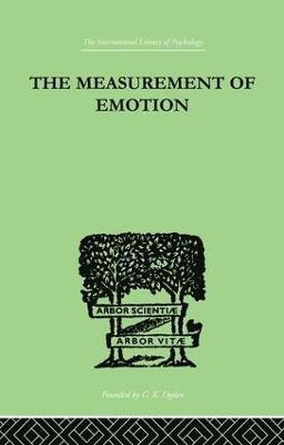 bokomslag Measurement of Emotion