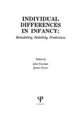 bokomslag individual Differences in infancy