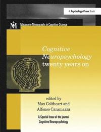 bokomslag Cognitive Neuropsychology Twenty Years On
