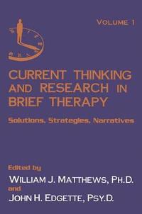 bokomslag Current Thinking and Research in Brief Therapy