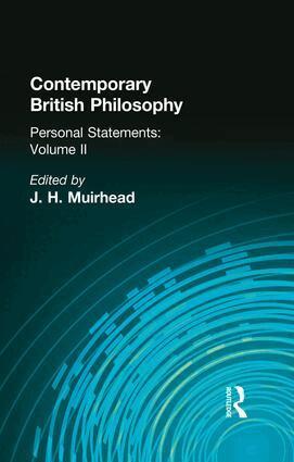 H D Lewis - Contemporary British Philosophy, Häftad