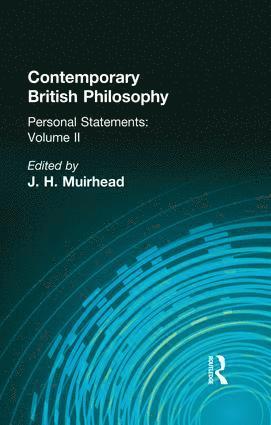 bokomslag Contemporary British Philosophy