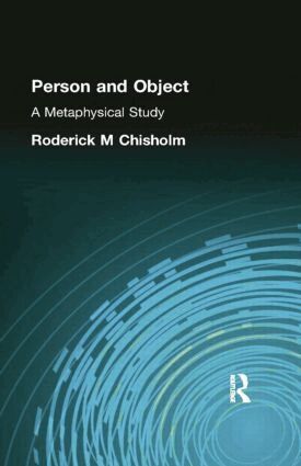 Roderick Chisholm - Person and Object, Häftad