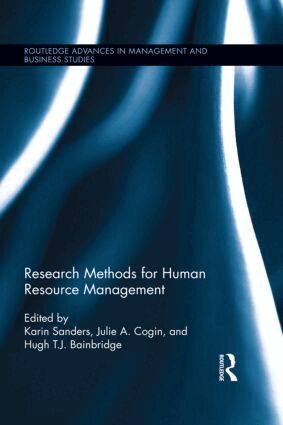 Karin Sanders, Julie Cogin, Hugh Bainbridge - Research Methods for Human Resource Management, Häftad