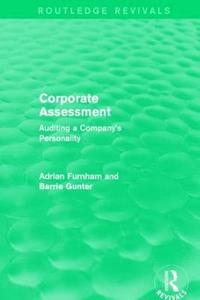 bokomslag Corporate Assessment (Routledge Revivals)