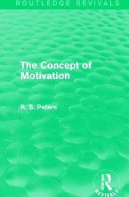 bokomslag The Concept of Motivation (REV) RPD