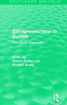Entrepreneurship in Europe (Routledge Revivals) 1
