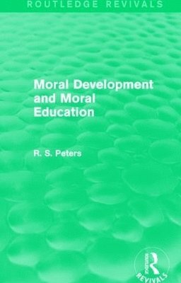 Moral Development and Moral Education (REV) RPD 1