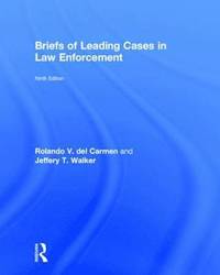 bokomslag Briefs of Leading Cases in Law Enforcement