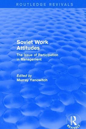 bokomslag Revival: Soviet Work Attitudes (1979)