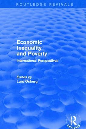 bokomslag Economic Inequality and Poverty