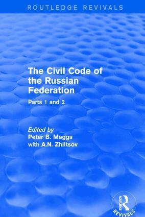 Peter B Maggs - Civil Code of the Russian Federation, Häftad