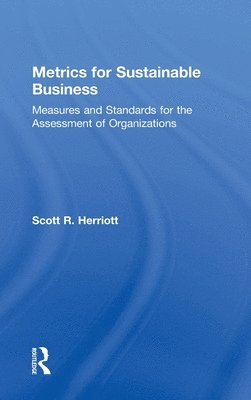 bokomslag Metrics for Sustainable Business
