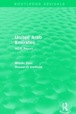 bokomslag United Arab Emirates (Routledge Revival)