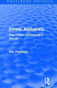 bokomslag Comic Alphabets (Routledge Revivals)