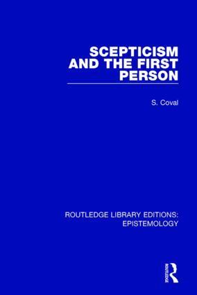 Samuel Charles Coval - Scepticism and the First Person, Häftad