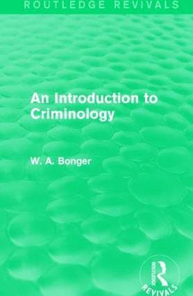bokomslag Introduction to Criminology