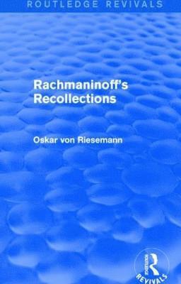 bokomslag Rachmaninoff's Recollections