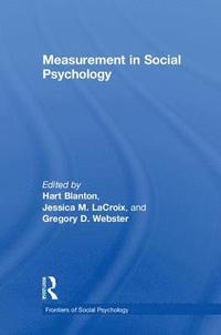 bokomslag Measurement in Social Psychology