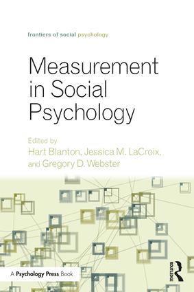 bokomslag Measurement in Social Psychology