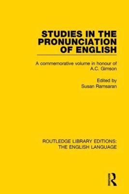 Susan Ramsaran - Studies in the Pronunciation of English, Häftad