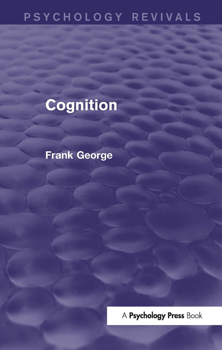Frank George - Cognition, Häftad