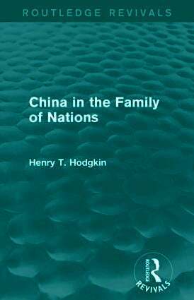 China in the Family of Nations (Routledge Revivals)