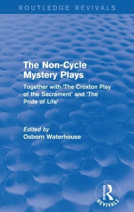 Osborn Waterhouse - Non-Cycle Mystery Plays, Häftad