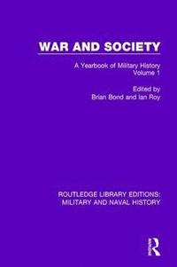 bokomslag War and Society Volume 1