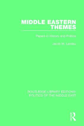 Jacob M. Landau - Middle Eastern Themes, Inbunden