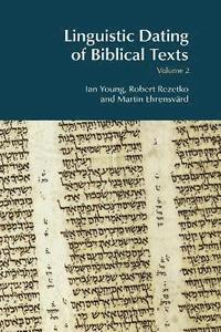 bokomslag Linguistic Dating of Biblical Texts: Volume 2