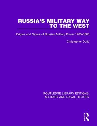 Christopher Duffy - Russia's Military Way to the West, Inbunden